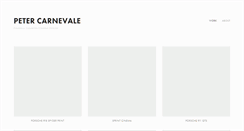 Desktop Screenshot of petercarnevale.com